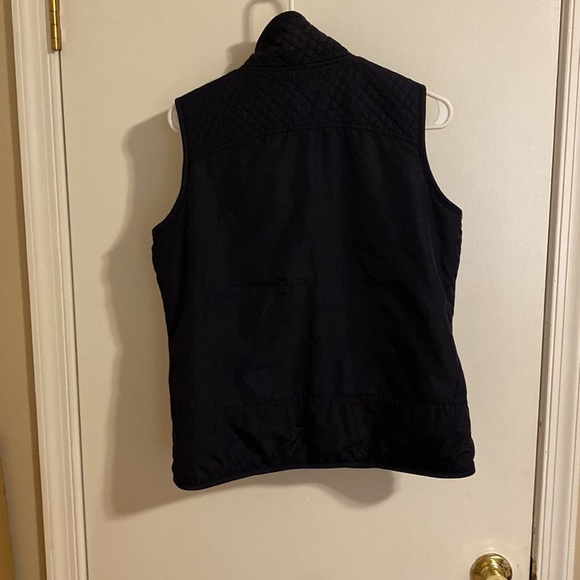 Oleg Cassini Sport Women’s Reversible Fleece Vest Size Medium - Picture 3 of 5